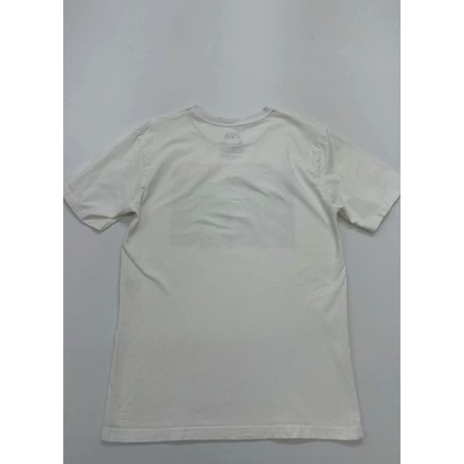 Zara Zara Unisex White Ali Graphic T-Shirt Size 38 Crew Neck Regular Fit Size US M / EU 48-50 / 2 - 2 Thumbnail