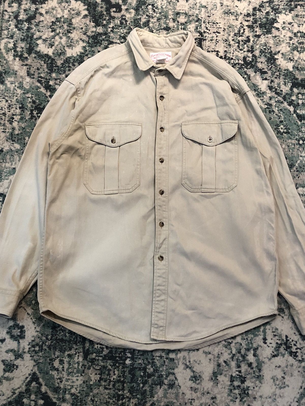 Filson Vintage Filson Heavy Cotton Distressed L/S Shirt Size US L / EU 52-54 / 3 - 4 Thumbnail