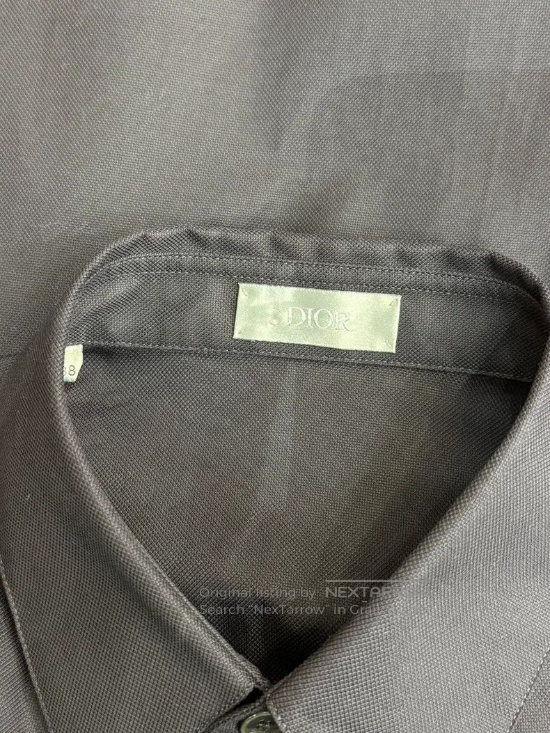Dior Dior Size38 Pure cotton embroidered logo long-sleeved shirt Size US XXS / EU 40 - 4 Thumbnail