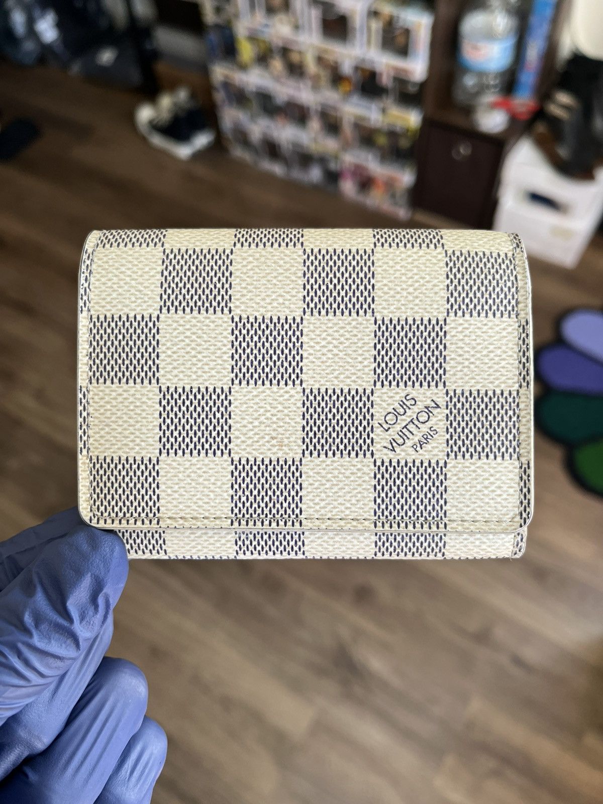 Louis Vuitton Damier Azur Card Holder Wallet