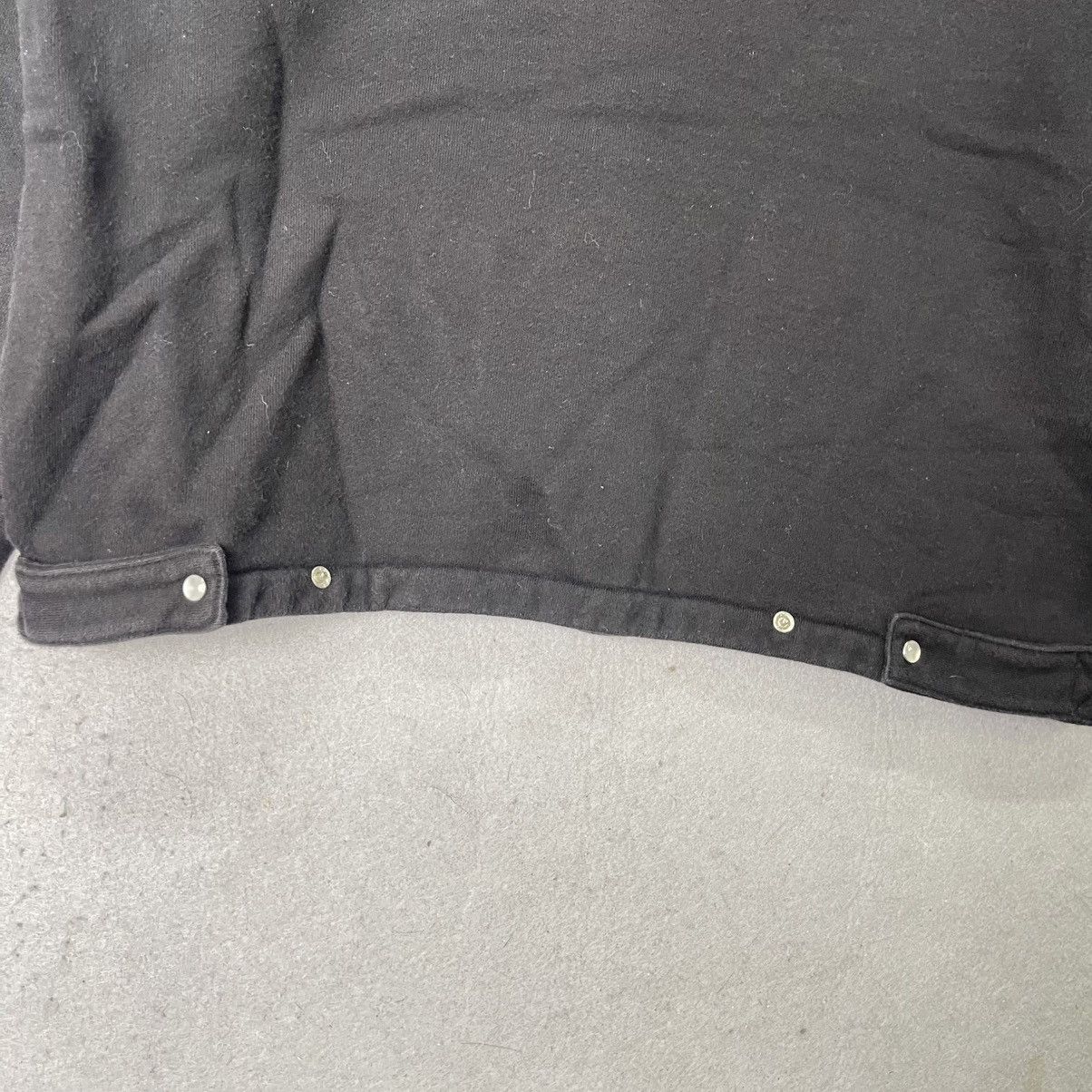 agnes b. agnès b. Snap Button Cropped Cardigan Black Minimalist Size S / US 4 / IT 40 - 7 Thumbnail