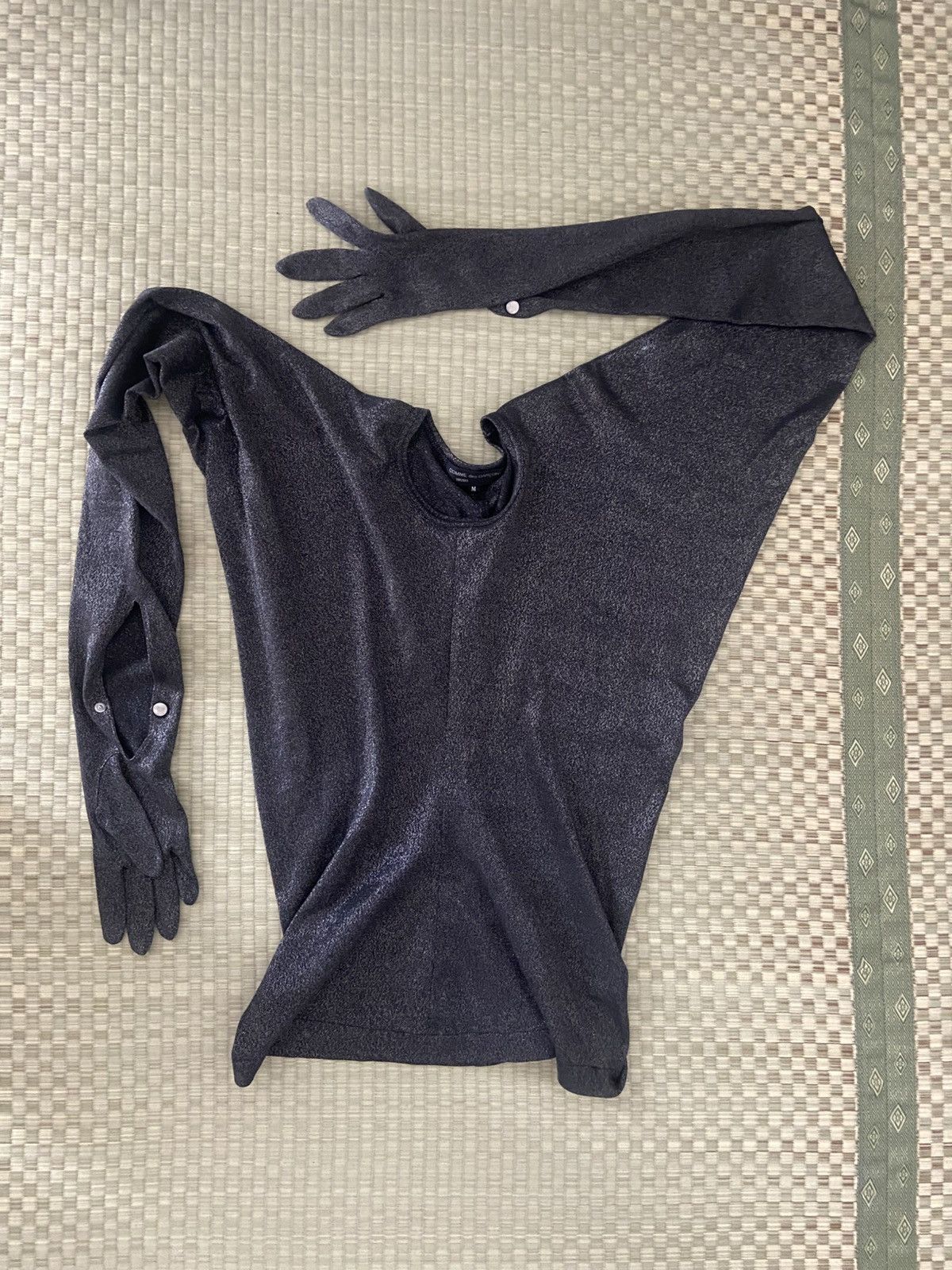 Comme des Garcons CdG Noir 80s Lurex Glove Top Size M / US 6-8 / IT 42-44 - 2 Thumbnail