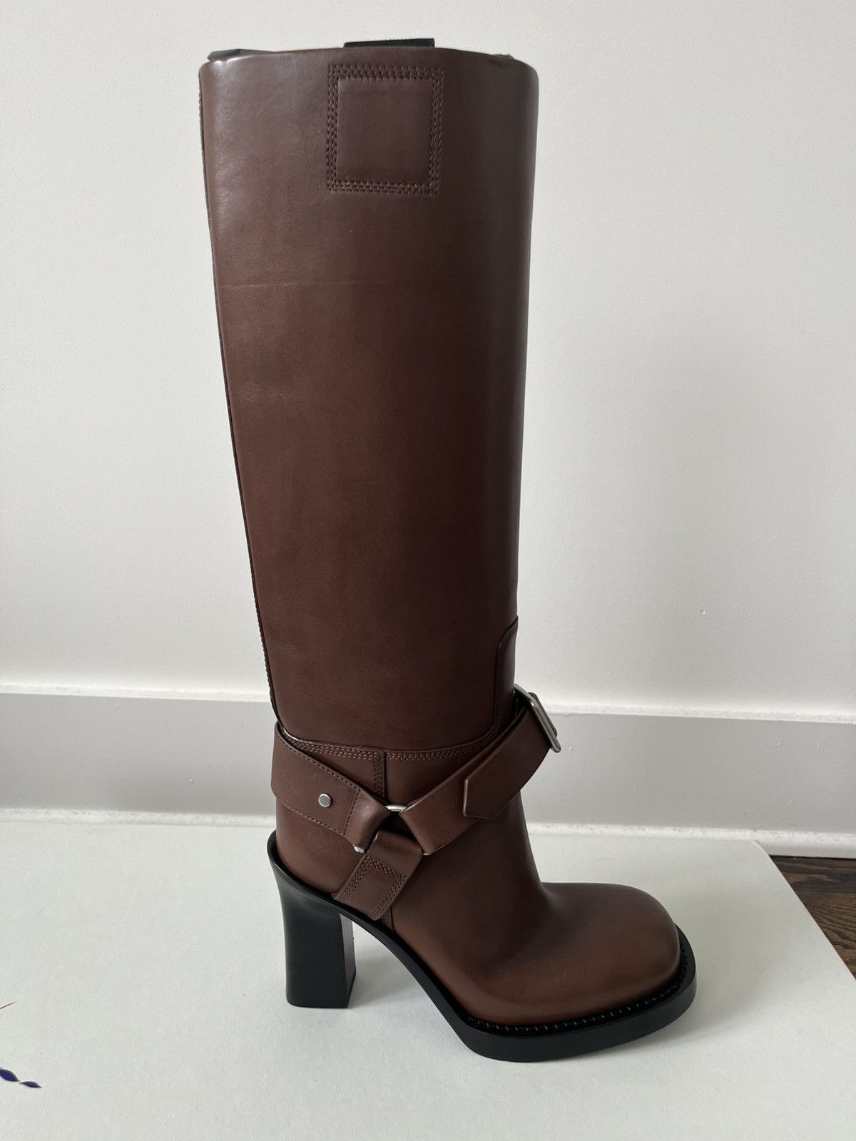 Burberry Burberry Leather Strirrup High Boots Size US 6.5 / IT 36.5 - 7 Thumbnail