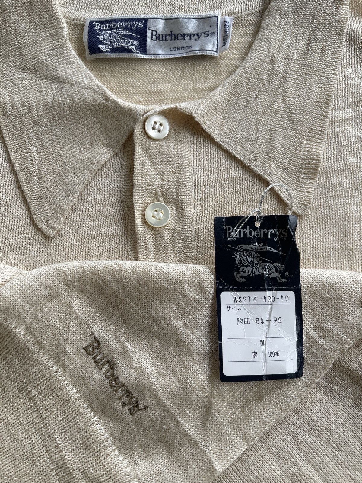 Burberry Vintage Burberrys Polos Knit Size US S / EU 44-46 / 1 - 2 Thumbnail