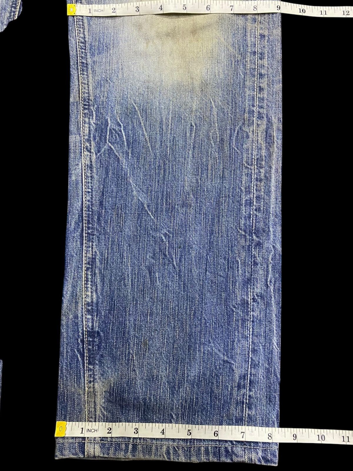 Edwin Vintage Edwin 503 Grunge Distressed Loose Jeans Size US 36 / EU 52 - 15 Thumbnail