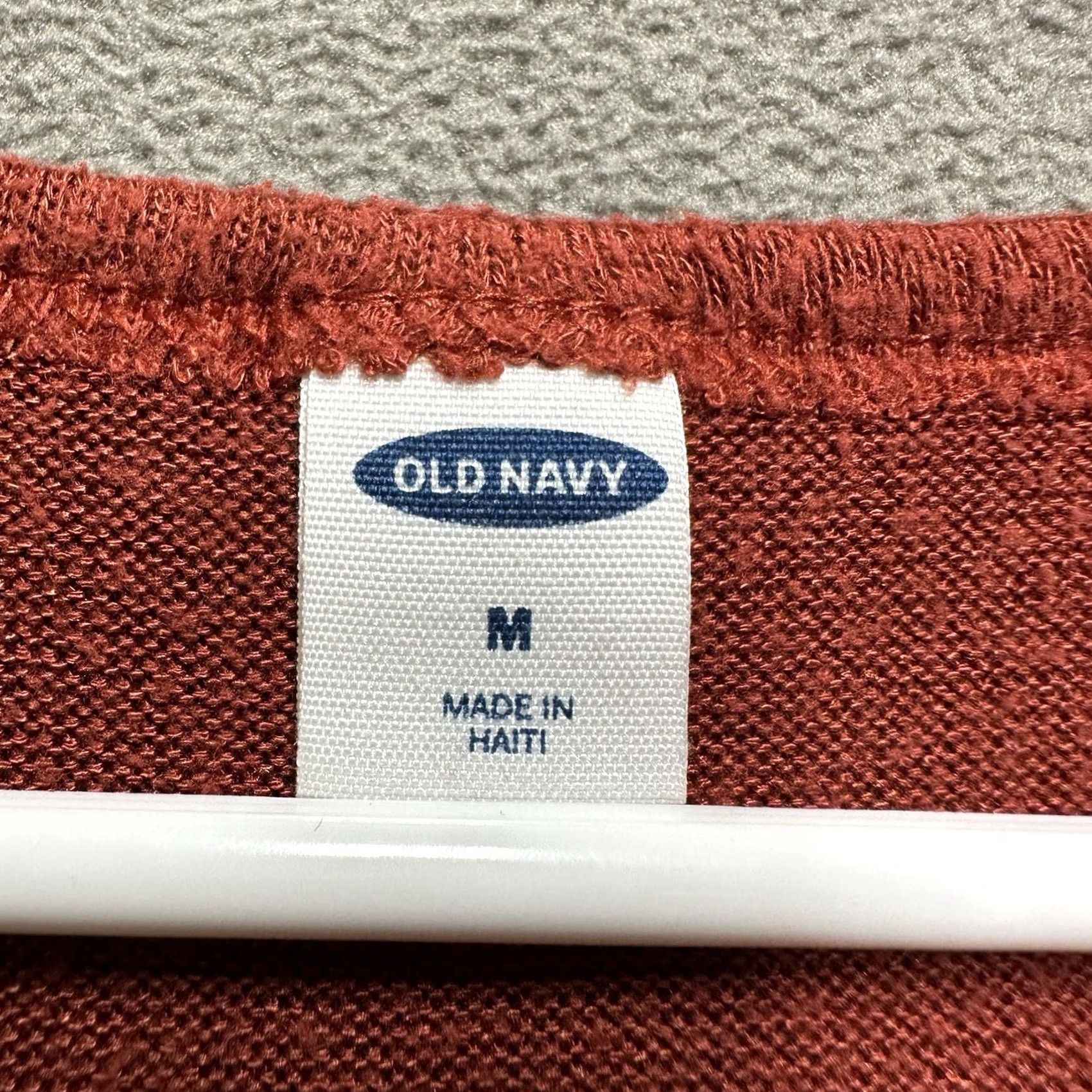 Old Navy Old Navy Top Womens M Orange Tunic Burnt Long Sleeve Lightweight Knit Rayon Size M / US 6-8 / IT 42-44 - 4 Thumbnail