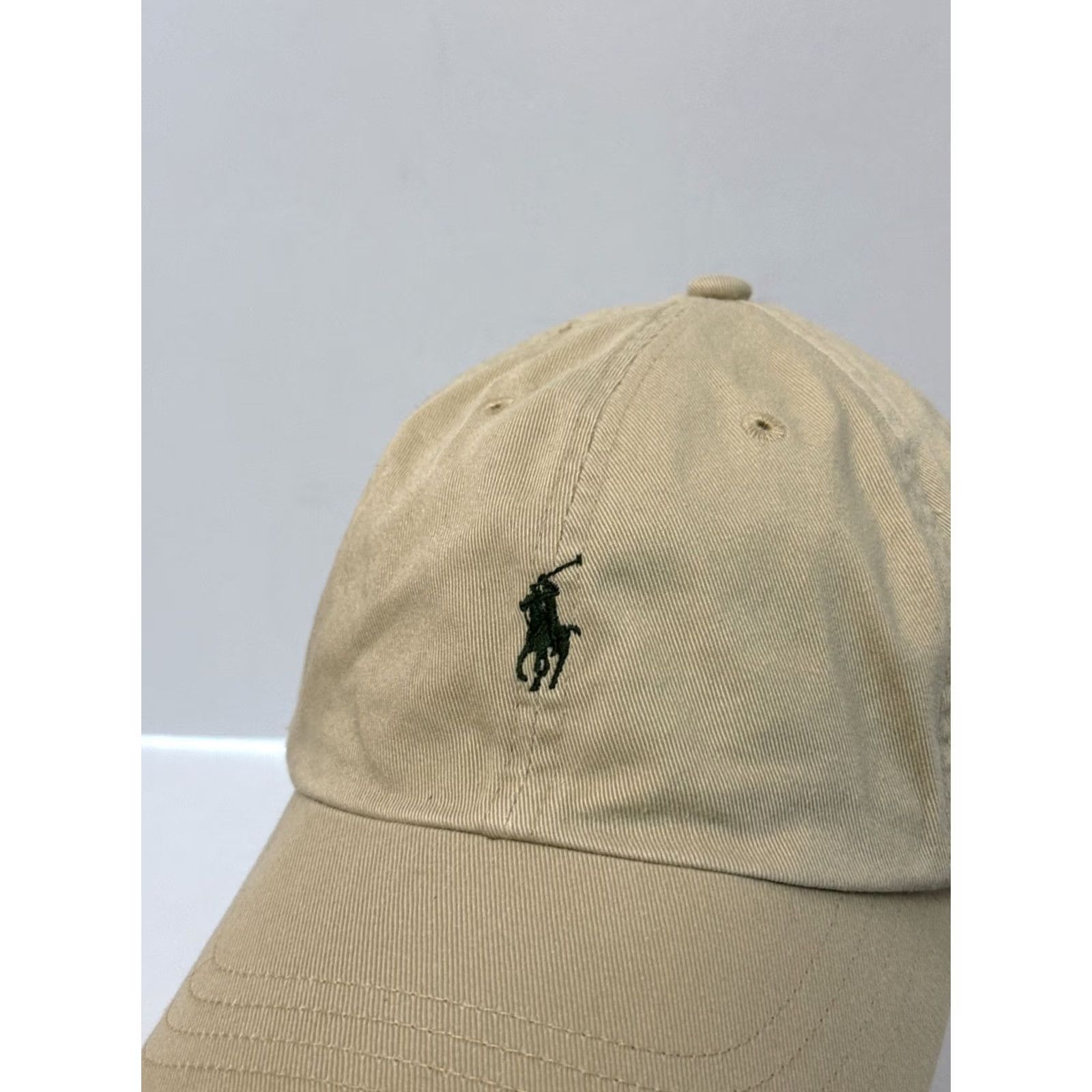 Polo Ralph Lauren VINTAGE Polo Ralph Lauren Hat Mens Beige Cotton Baseball Cap Adjustable 90s Classic Preppy Outdoor Size US L / EU 52-54 / 3 - 2 Thumbnail