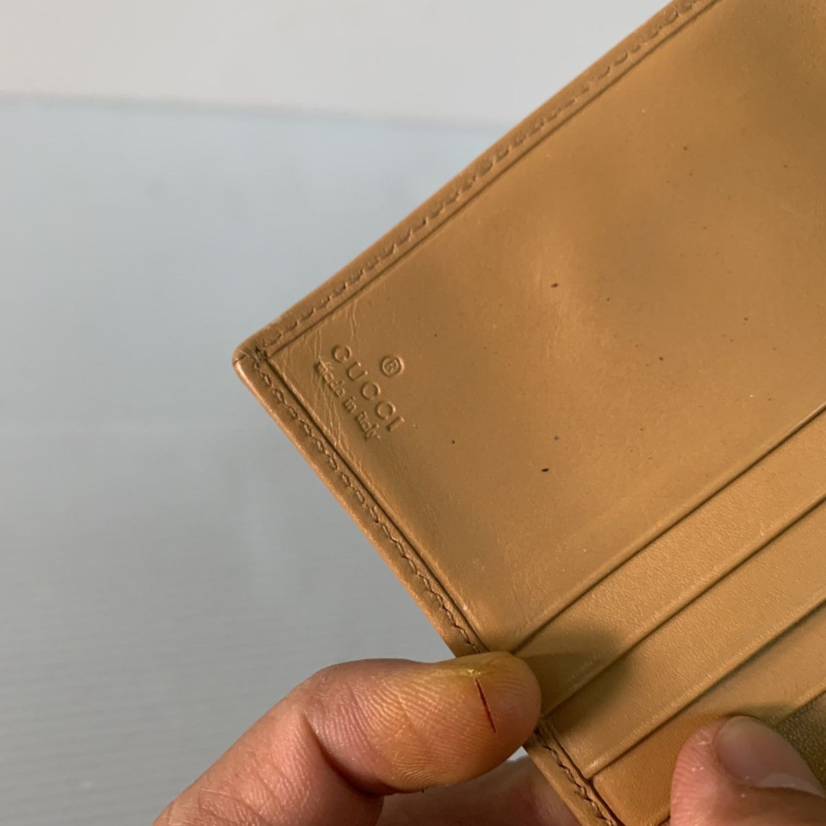 Gucci Gucci Leather Wallet Size ONE SIZE - 10 Thumbnail