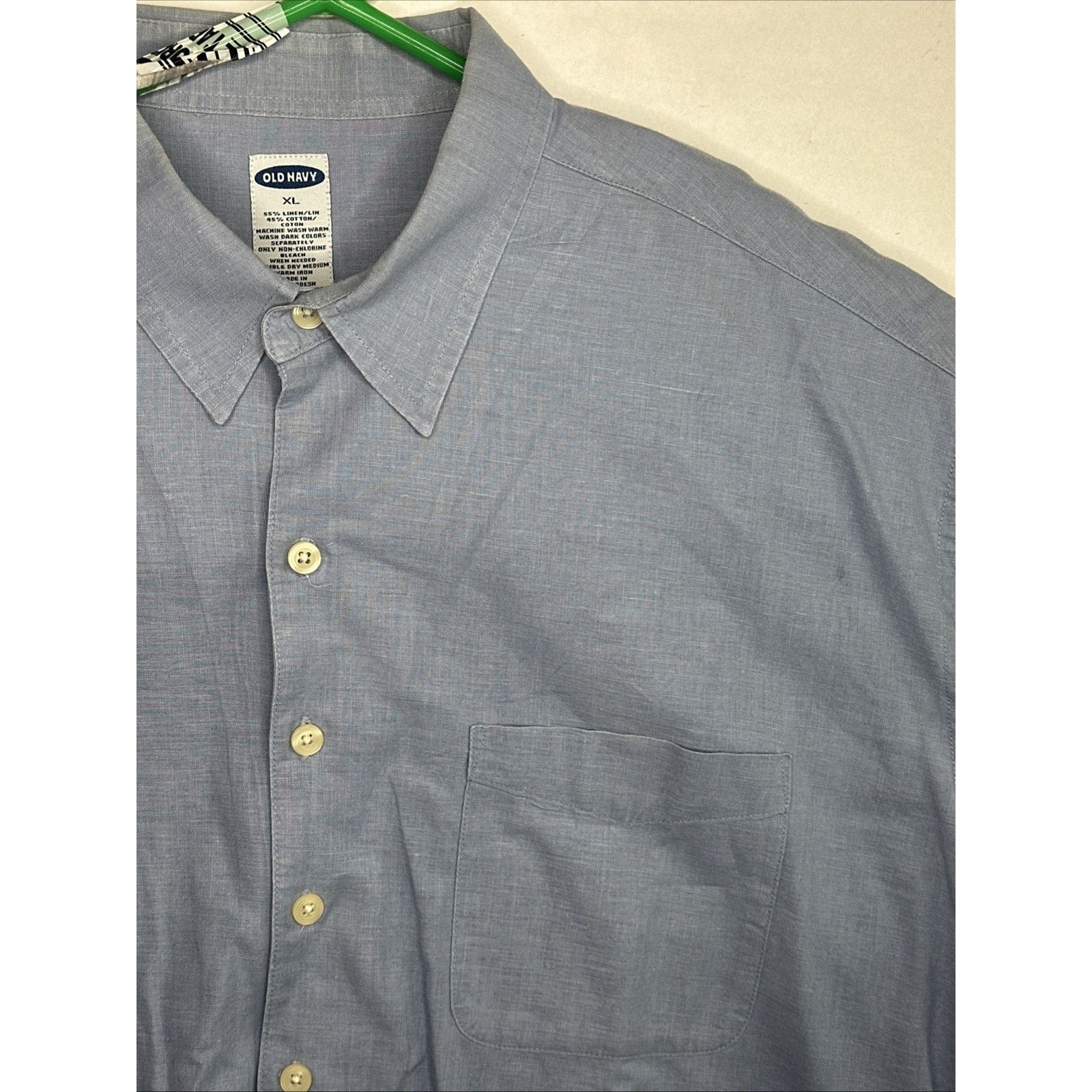 Old Navy Old Navy Shirt Mens Size XL Blue short Sleeve Button Up VTG Size US XL / EU 56 / 4 - 5 Thumbnail