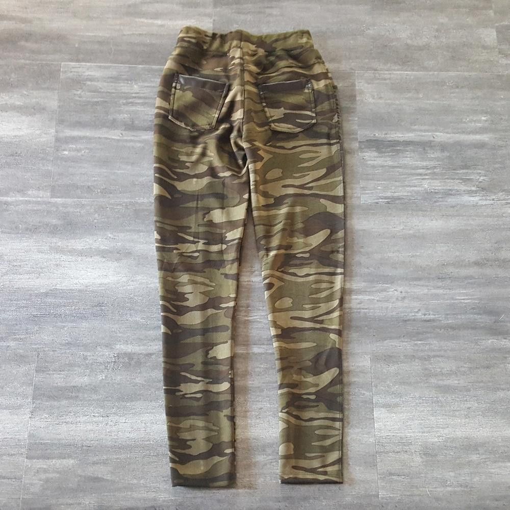 always do what you should do Chocolate Camo Skin Always Legging Size 28" / US 6 / IT 42 - 2 Thumbnail
