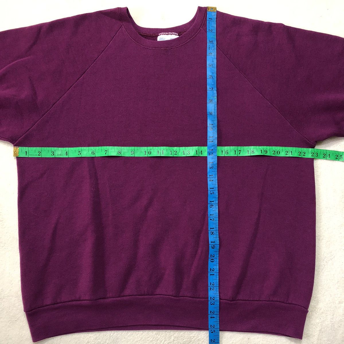Fruit Of The Loom × Vintage VINTAGE 90s FRUIT OF THE LOOM Plain Sweatshirt Size US L / EU 52-54 / 3 - 11 Thumbnail