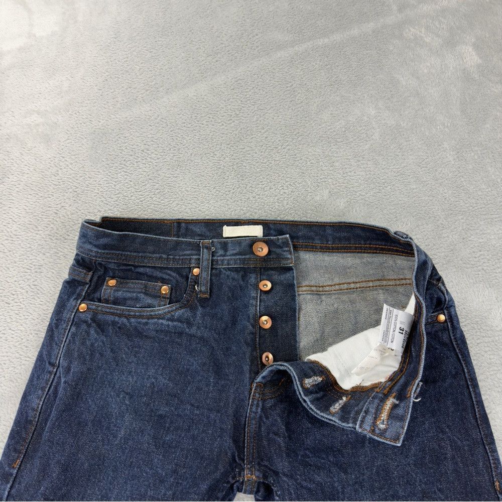 The Unbranded Brand Unbranded Tapered Fit 14.5oz Indigo Selvedge Denim Men's Si Size US 31 - 6 Thumbnail