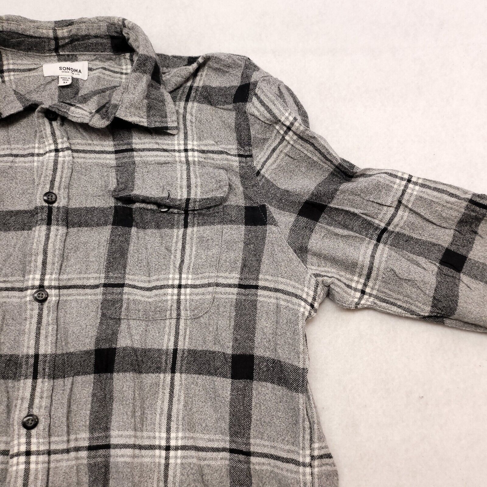 Sonoma Sonoma Gingham Flannel Casual Button Up Shirt Mens Size M Size US M / EU 48-50 / 2 - 5 Thumbnail