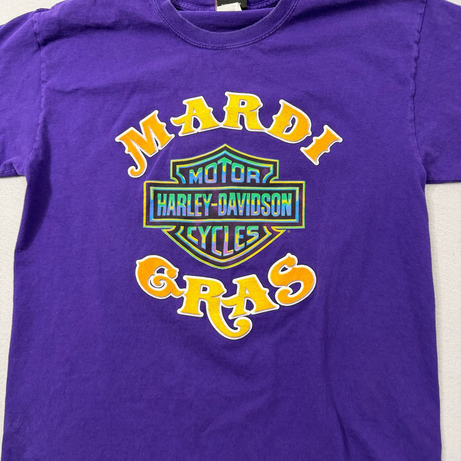 Harley Davidson Harley Davidson Shirt Large Purple New Orleans Mardi Gras Size US L / EU 52-54 / 3 - 3 Thumbnail