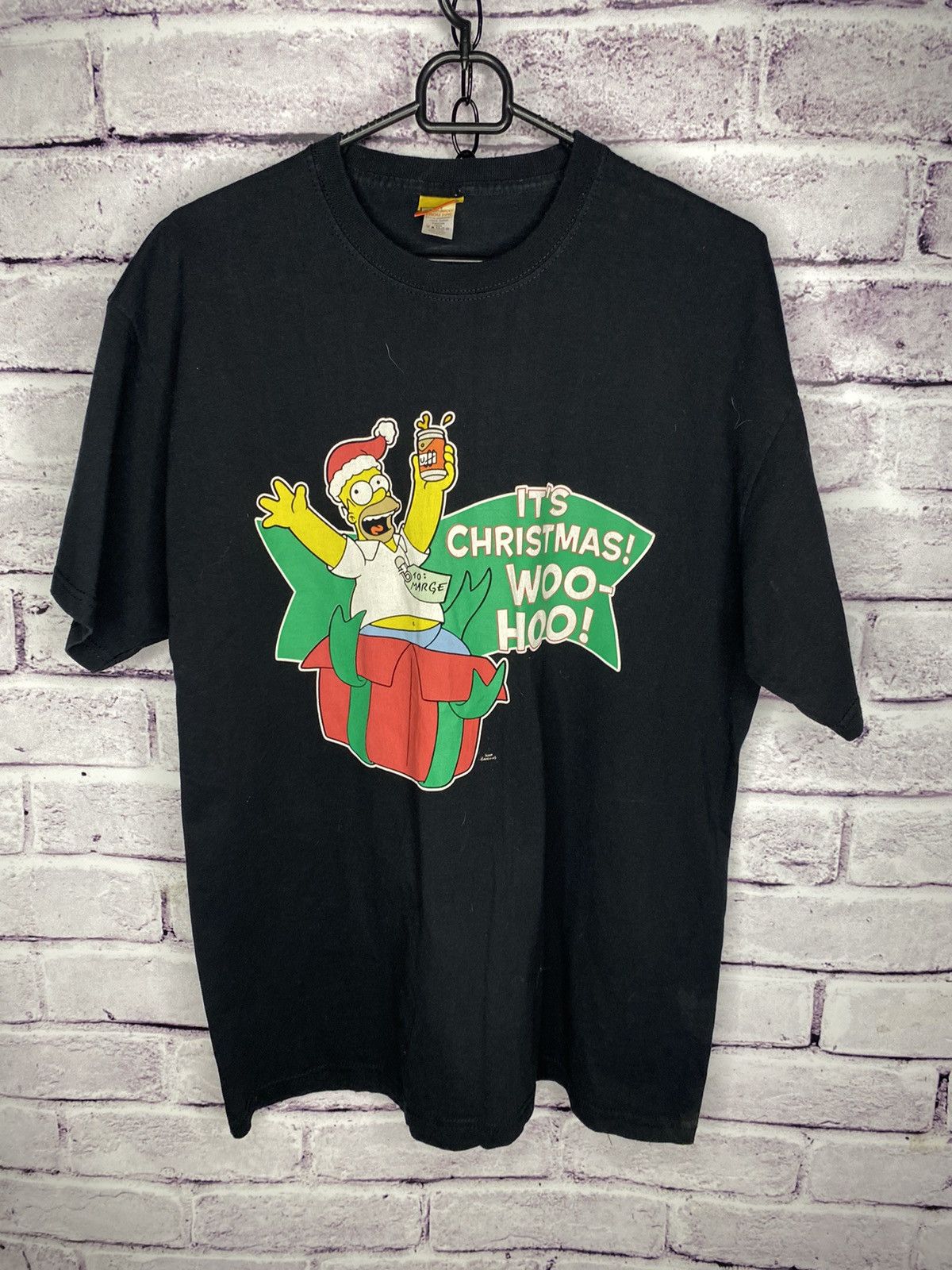 The Simpsons MENS Vintage The Simpson Christmas Overprint Logo Tee Size US L / EU 52-54 / 3 - 1 Thumbnail