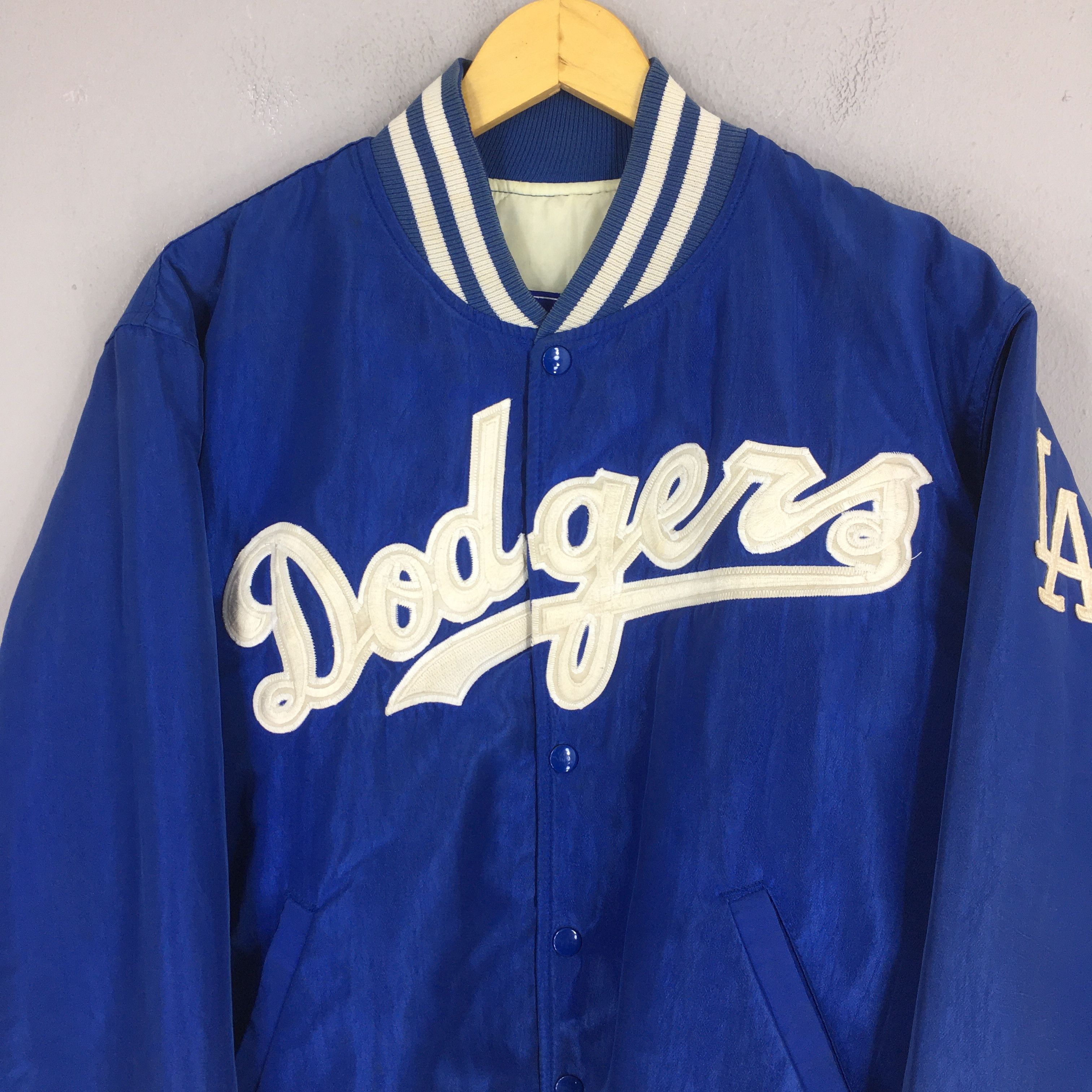 MLB Vintage 90s LA Dodgers MLB Stadium Varsity Blue Jacket M Size US M / EU 48-50 / 2 - 2 Thumbnail
