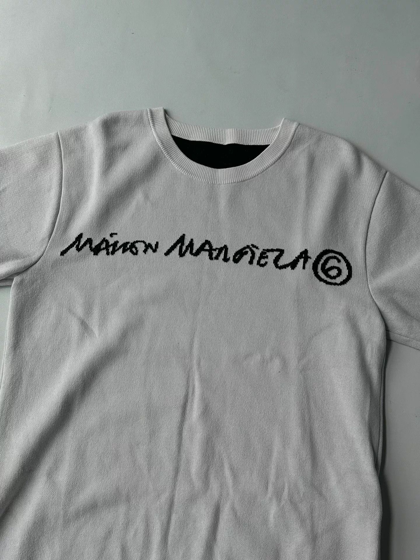 Maison Margiela Maison Margiela MM6 Wool Short Sleeve Size US L / EU 52-54 / 3 - 2 Thumbnail