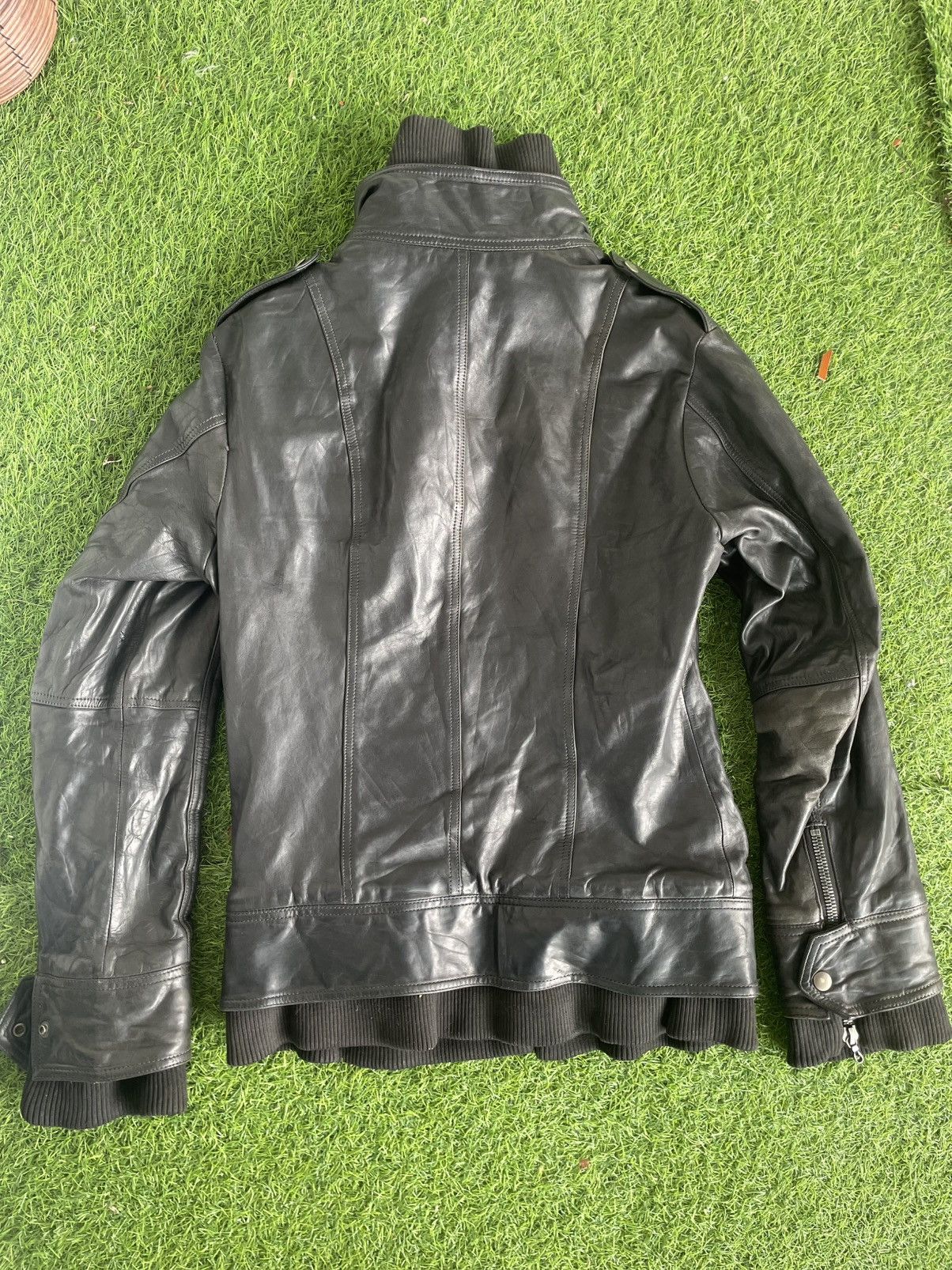 Japanese Brand × Shellac Authentic SHELLAC leather jacket Size S / US 4 / IT 40 - 2 Thumbnail