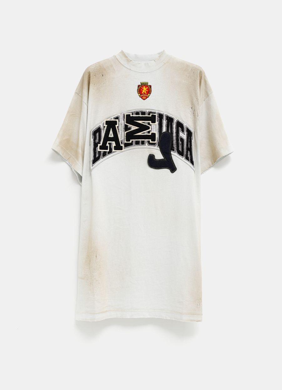 image of Balenciaga Skater T-Shirt in Beige, Men's (Size Medium)