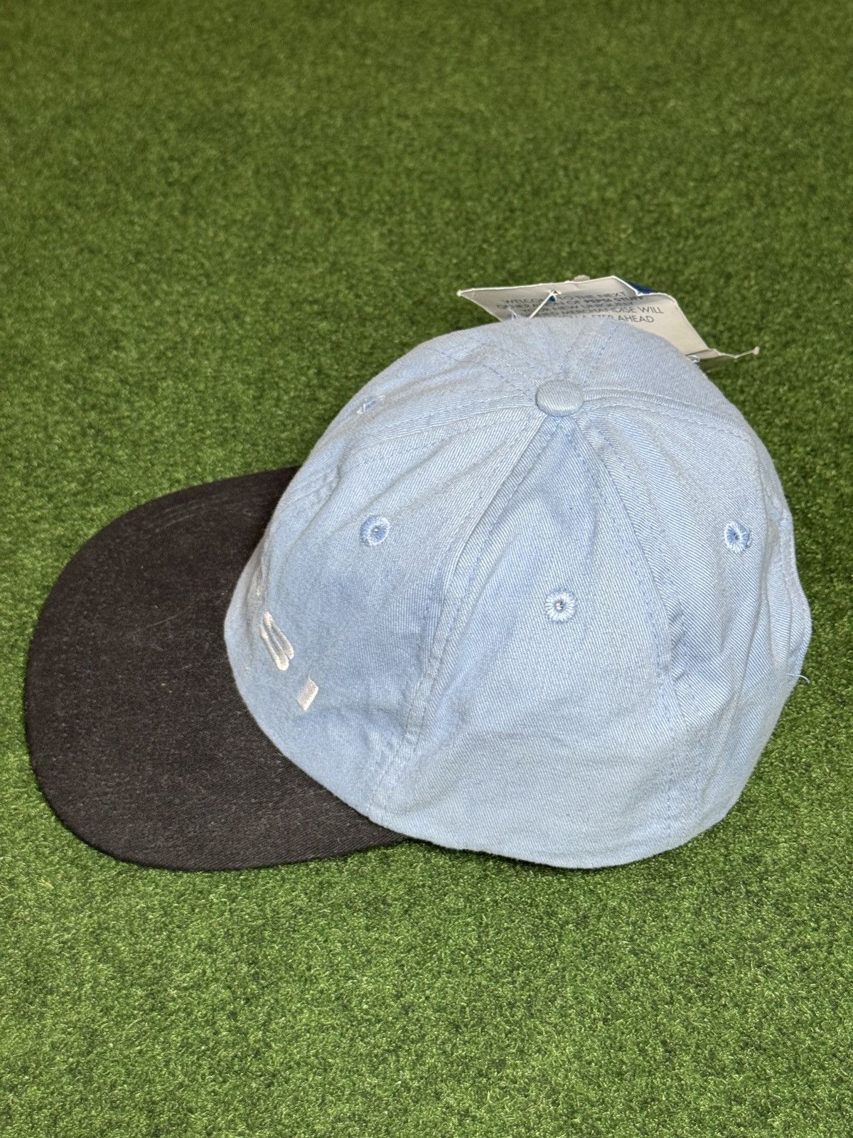 Pepsi × Vintage Vintage 90s Pepsi Cola Retro Baby Blue Snapback Cap Hat Size ONE SIZE - 4 Thumbnail