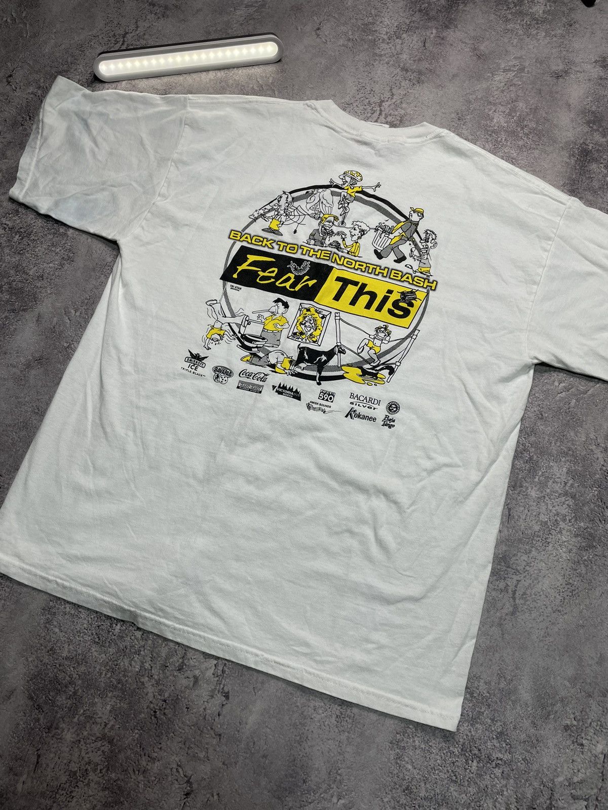Vintage Vintage Y2K 00s Fear Factor Promo Graphic T Shirt XL Size US XL / EU 56 / 4 - 8 Thumbnail