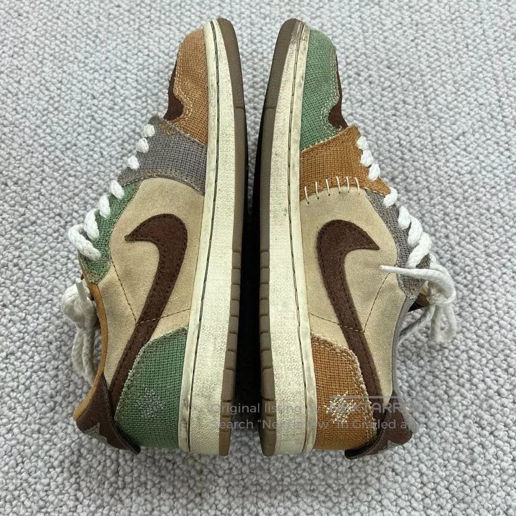 Jordan Brand Zion Williamson x Air Jordan 1 Retro Low OG Voodoo. Size US 5 / EU 37 - 4 Thumbnail
