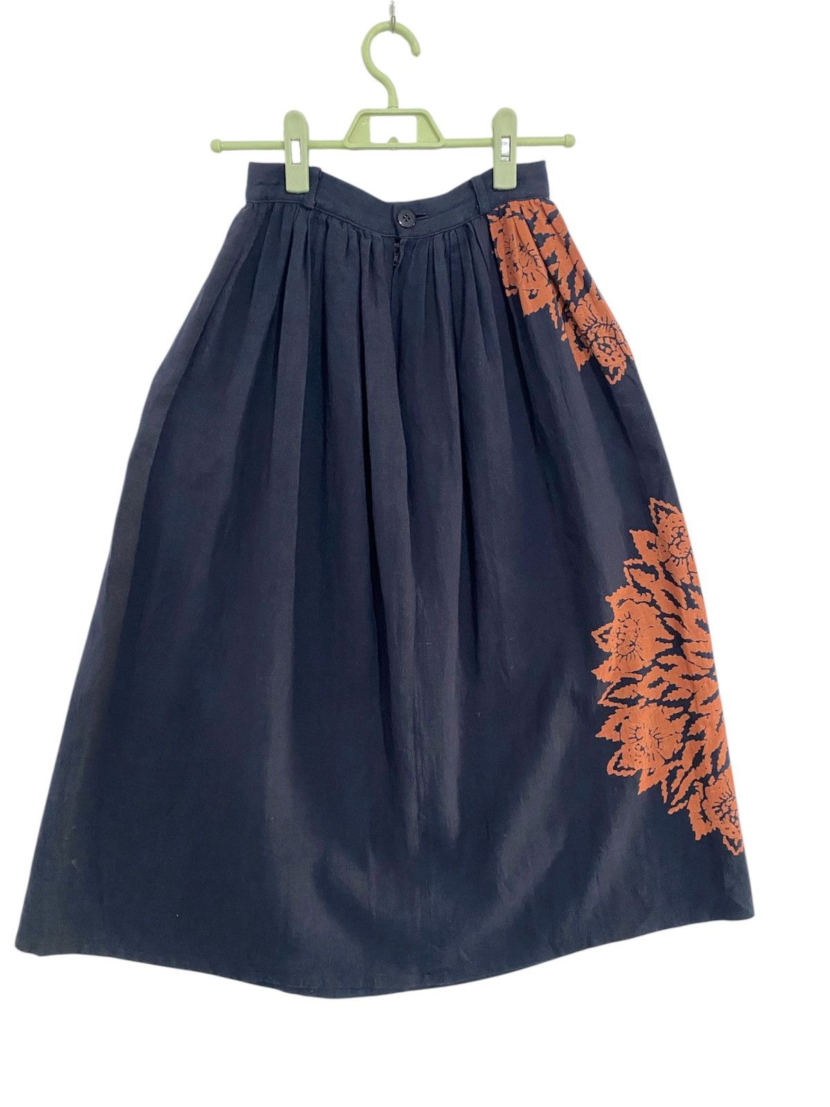 Vintage × Y's × Yohji Yamamoto Vintage Wise Y's Yohji Yamamoto Flower Print Skirt Size 24" / US 00 / IT 34 - 3 Thumbnail