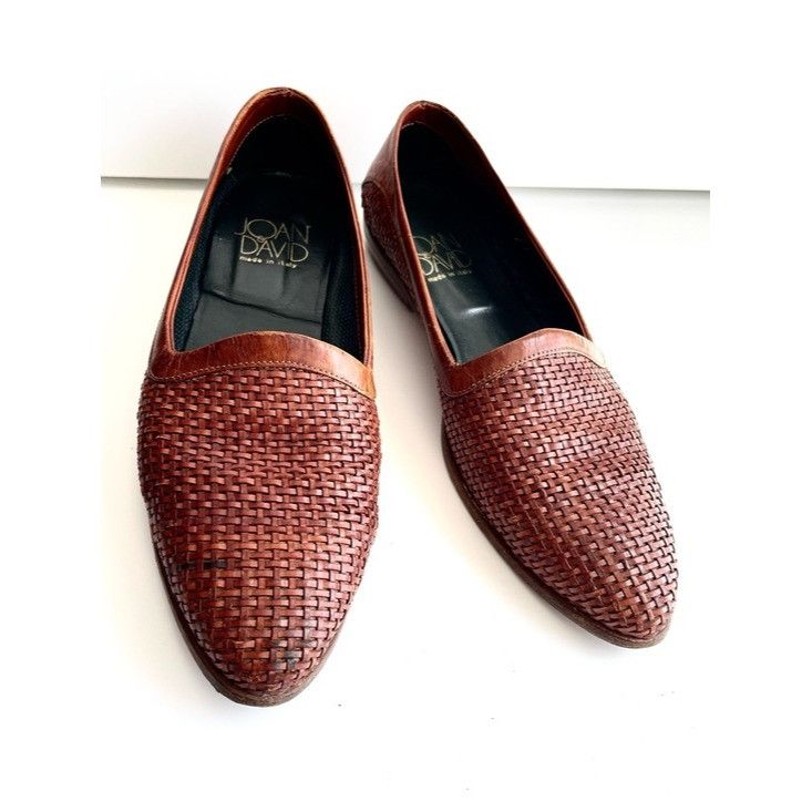 Vintage Vintage Joan & David Woven Leather Loafers Italy 9.5 Huarach Size US 8.5 / IT 38.5 - 6 Thumbnail