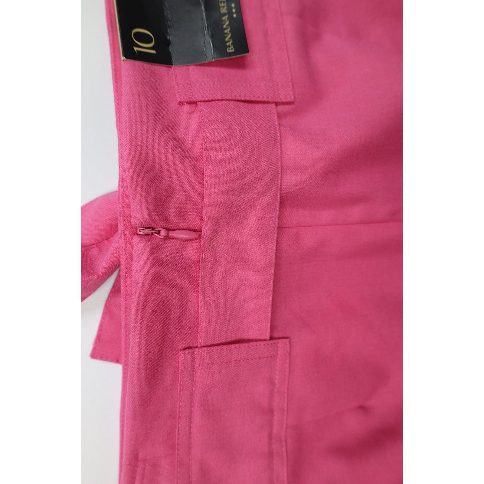 Banana Republic New Banana Republic Tie Front Business Skirt Legally Blonde Size 32" / US 10 / IT 46 - 12 Thumbnail