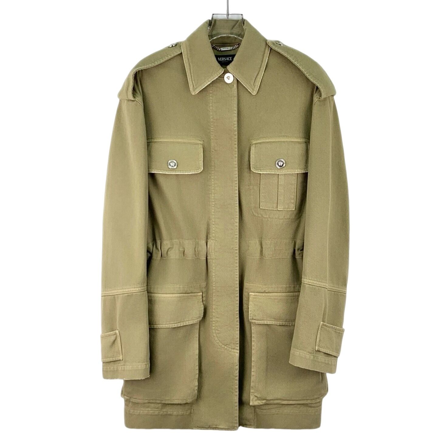 Versace Versace Cotton Utility Field Jacket IT 36 Size XS / US 0-2 / IT 36-38 - 1 Thumbnail