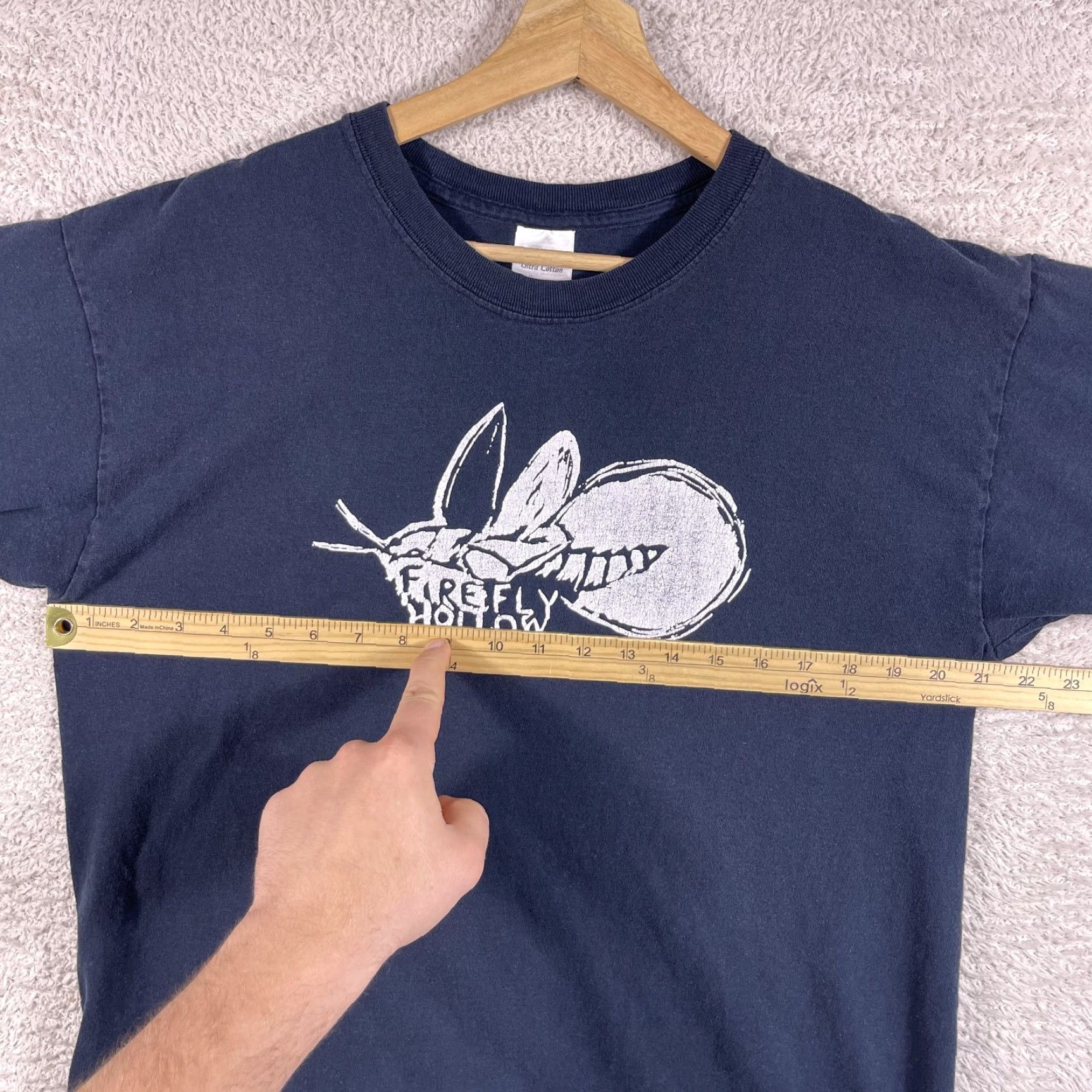 Gildan VINTAGE Firefly Hollow Brewing Co T-Shirt Adult Large Black Bristol CT Beer 90s Grunge Y2K Gildan Men Size US L / EU 52-54 / 3 - 6 Thumbnail