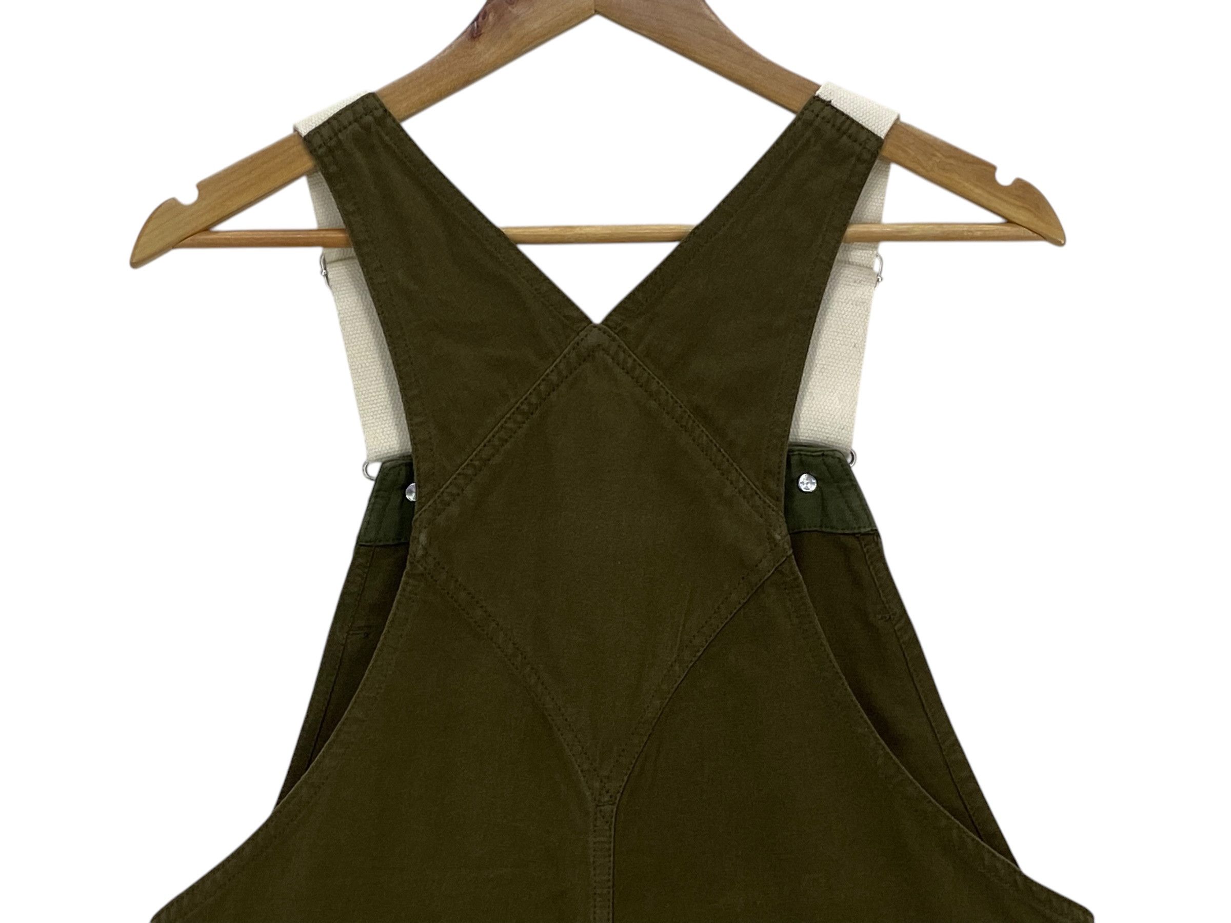 Vintage Cube Sugar Hickory Denim Bib Overalls Size US 31 - 6 Thumbnail