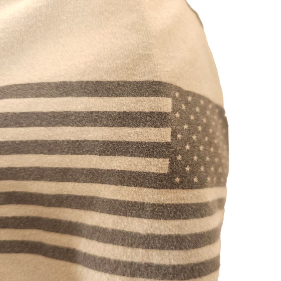 Vintage Grunt Style USA T Shirt Mens Size Medium Beige American Flag 2nd Amendment Shirt Size US M / EU 48-50 / 2 - 6 Thumbnail
