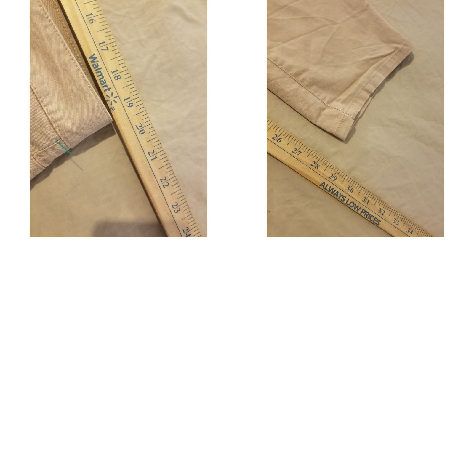 Talbots Womens Talbots Pants 18 Cotton Chino Khaki Beige Stretch Plus 18 Pants Womens Girls Mens Size 40" / US 18 - 8 Thumbnail