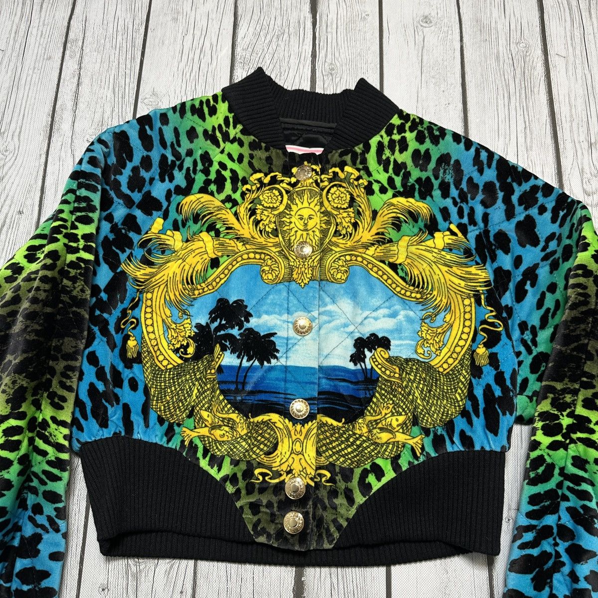 H&M × Versace Versace x H&M bomber jacket Size S / US 4 / IT 40 - 3 Thumbnail