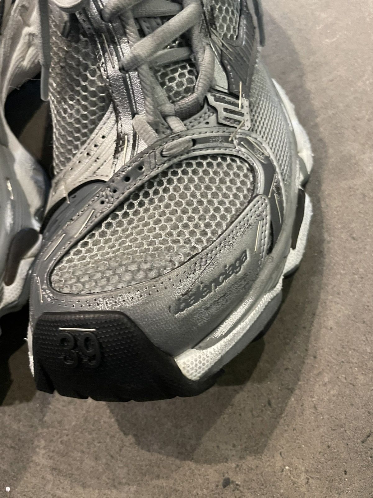 Balenciaga Stapler sneakers in gray and silver Size US 9 / IT 39 - 7 Thumbnail