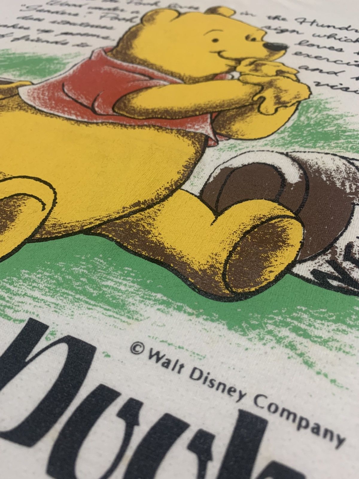 Disney Vintage 90s Winnie The Pooh Dia Club Shirt Size US M / EU 48-50 / 2 - 3 Thumbnail