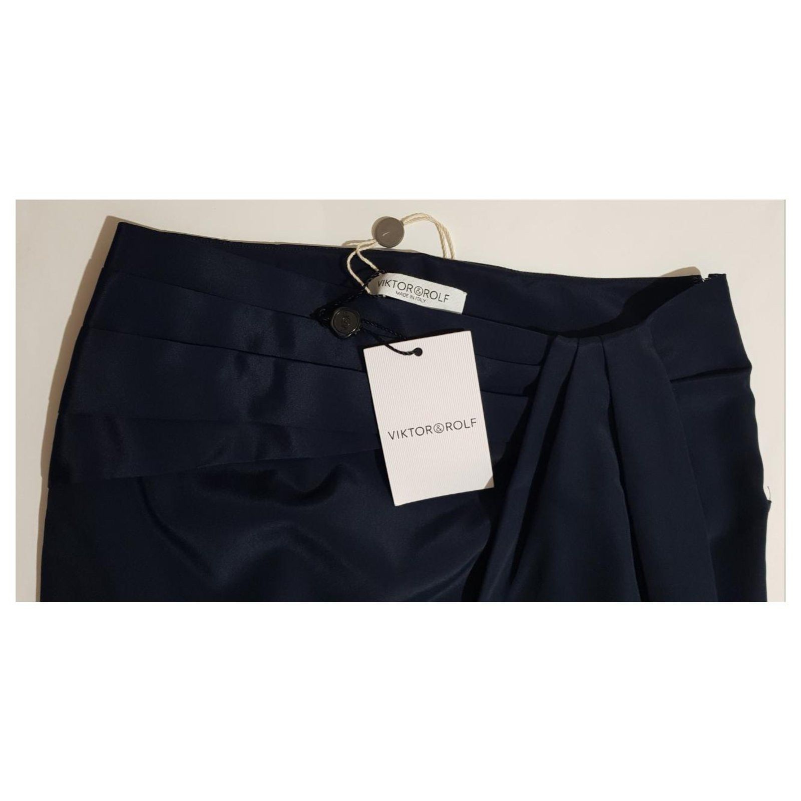 Viktor & Rolf Navy blue skirt Size 28" / US 6 / IT 42 - 3 Thumbnail