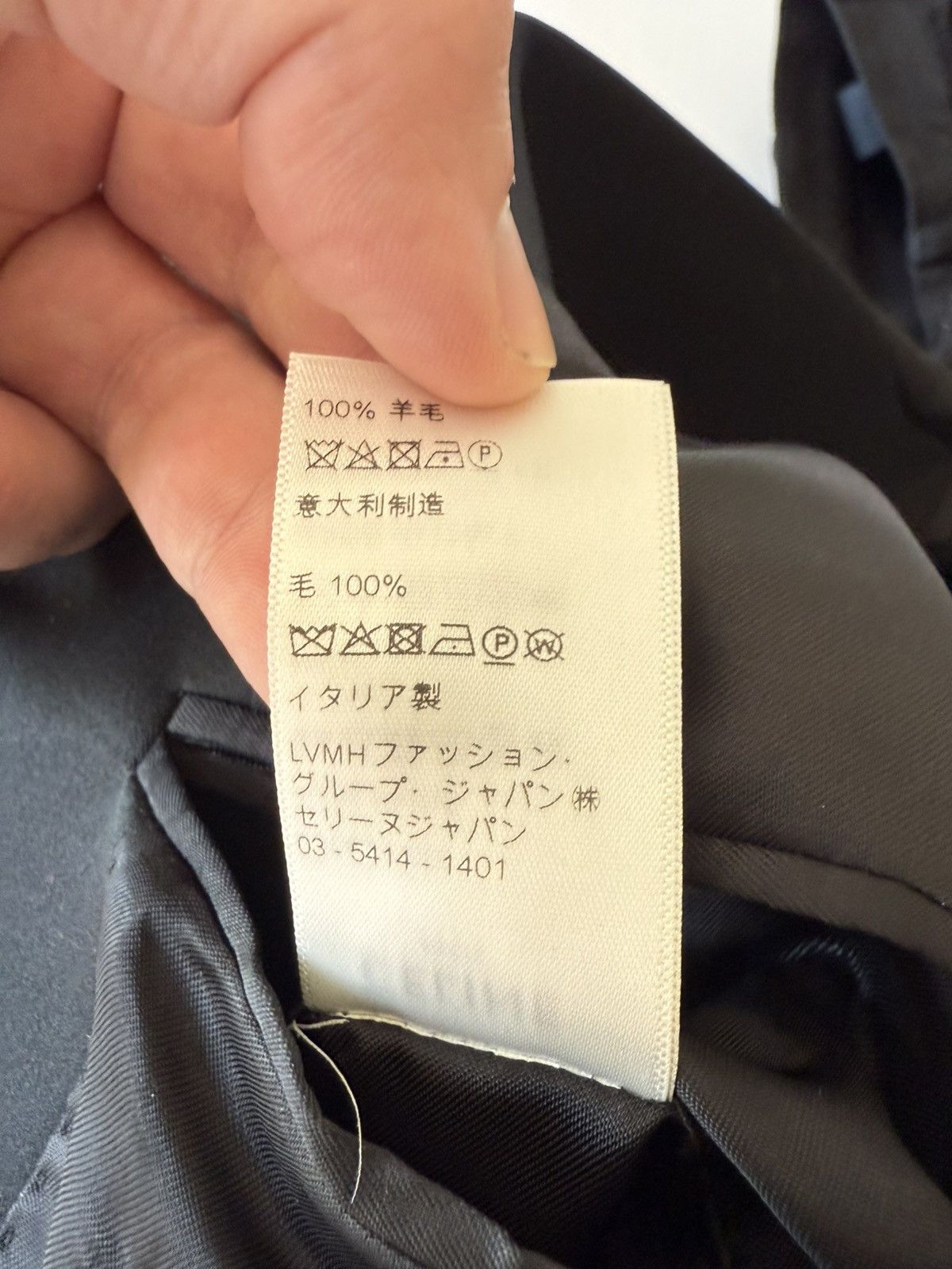 Celine × Hedi Slimane Celine Le Smoking Tuxedo Suit 44 Size 34R - 19 Thumbnail