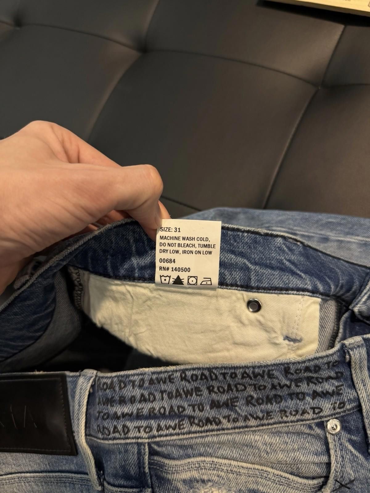 Rta RTA Men's Denim Jeans Blue Size 31 Authentic $350 Retail Size US 31 - 12 Thumbnail