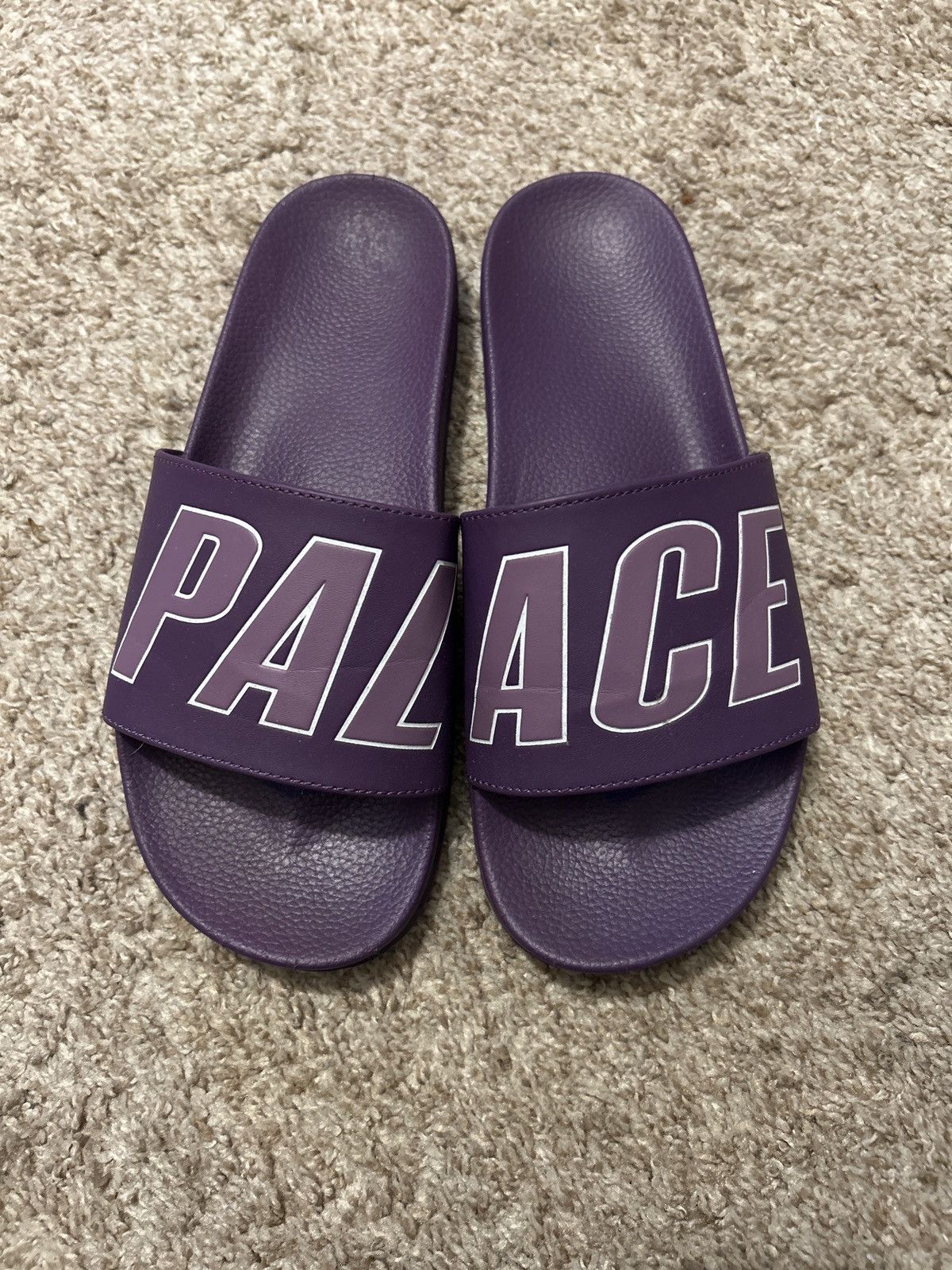 Palace Palace Slides Purple Size 10 Size US 10 / EU 43 - 1 Thumbnail