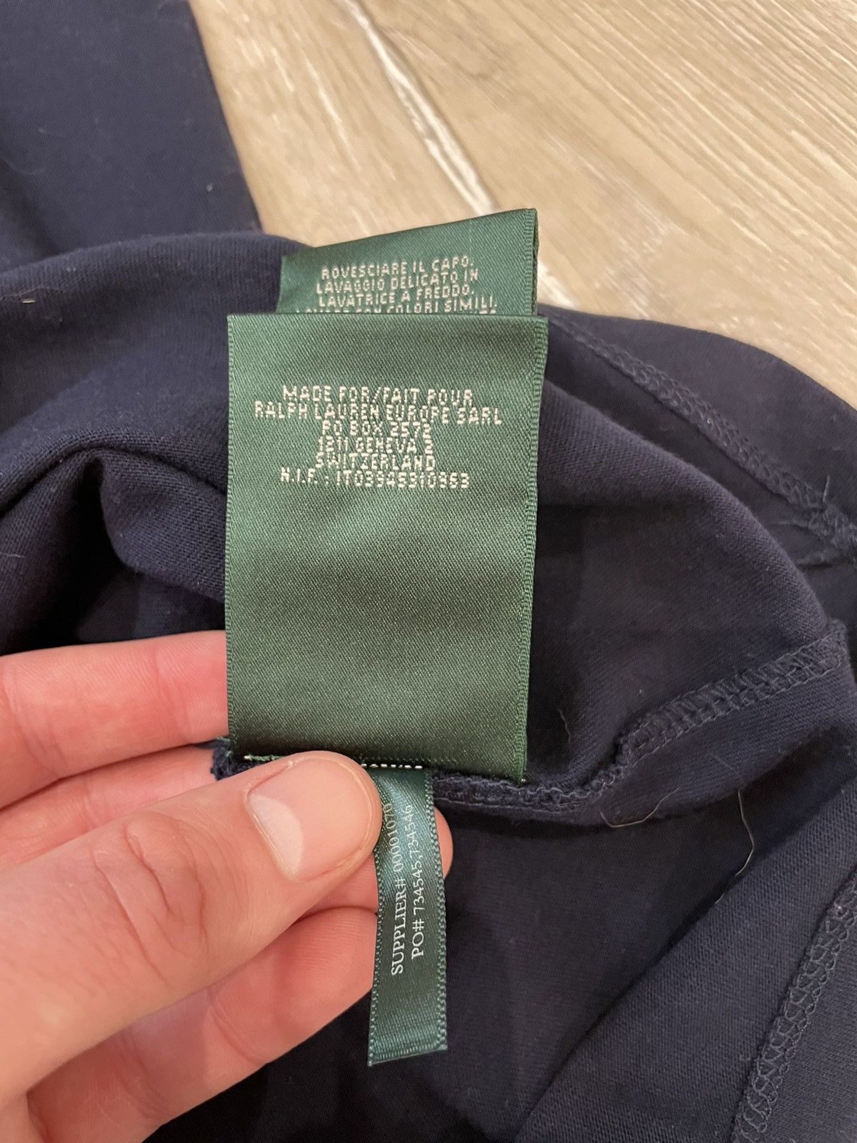 RRL Ralph Lauren Ralph Lauren Sport Dark Blue Knitwear tee #A2499 Size S / US 4 / IT 40 - 6 Thumbnail