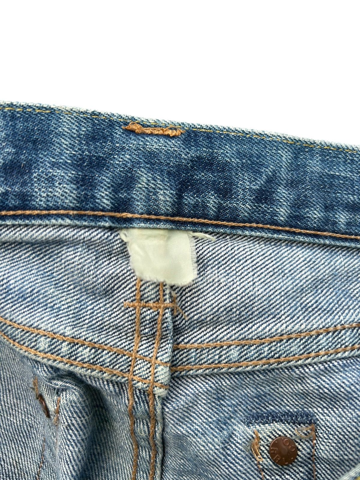 RRL Ralph Lauren FLARE RRL RALPH LAUREN SELVEDGE DISTRESSED DENIM JEANS Size US 34 / EU 50 - 10 Thumbnail