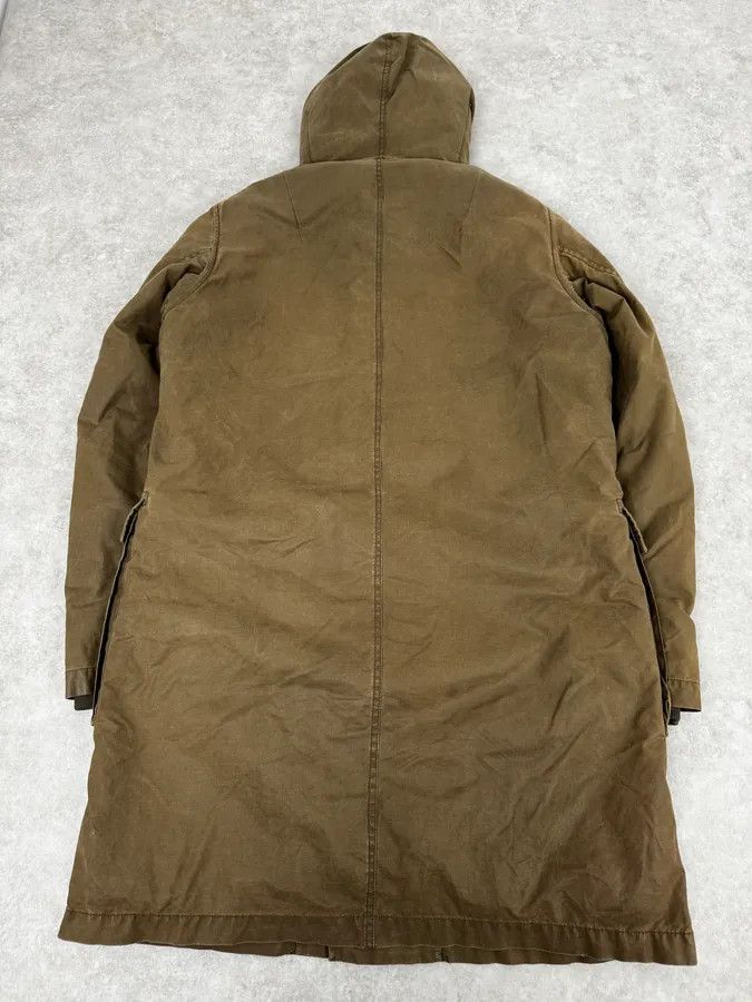 Prada 2000s Prada Khaki Green Long Hooded Coat Size US M / EU 48-50 / 2 - 5 Thumbnail