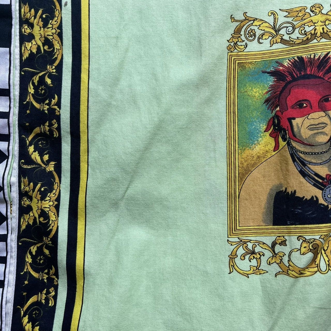 Versace × Versus Versace × Vintage Gianni Versace Indian Printed Shirt 90s Size US M / EU 48-50 / 2 - 16 Thumbnail
