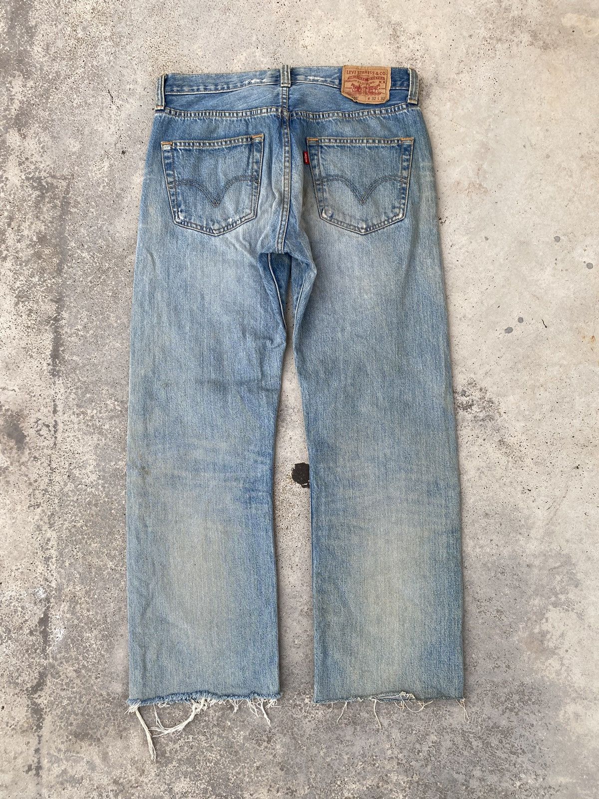Levi's Vintage Levis 501 Distressed Jeans Size US 32 / EU 48 - 6 Thumbnail