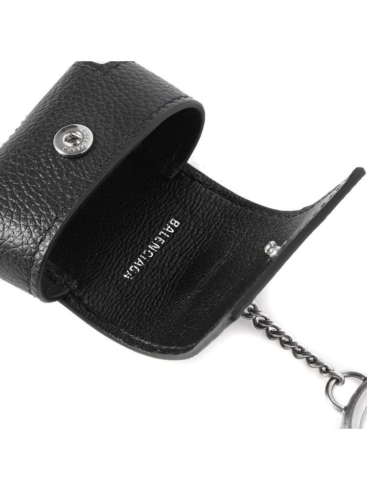 Balenciaga o1bcso1str1024 Size: OS / Cash EarPods Holder in Black Size ONE SIZE - 5 Thumbnail