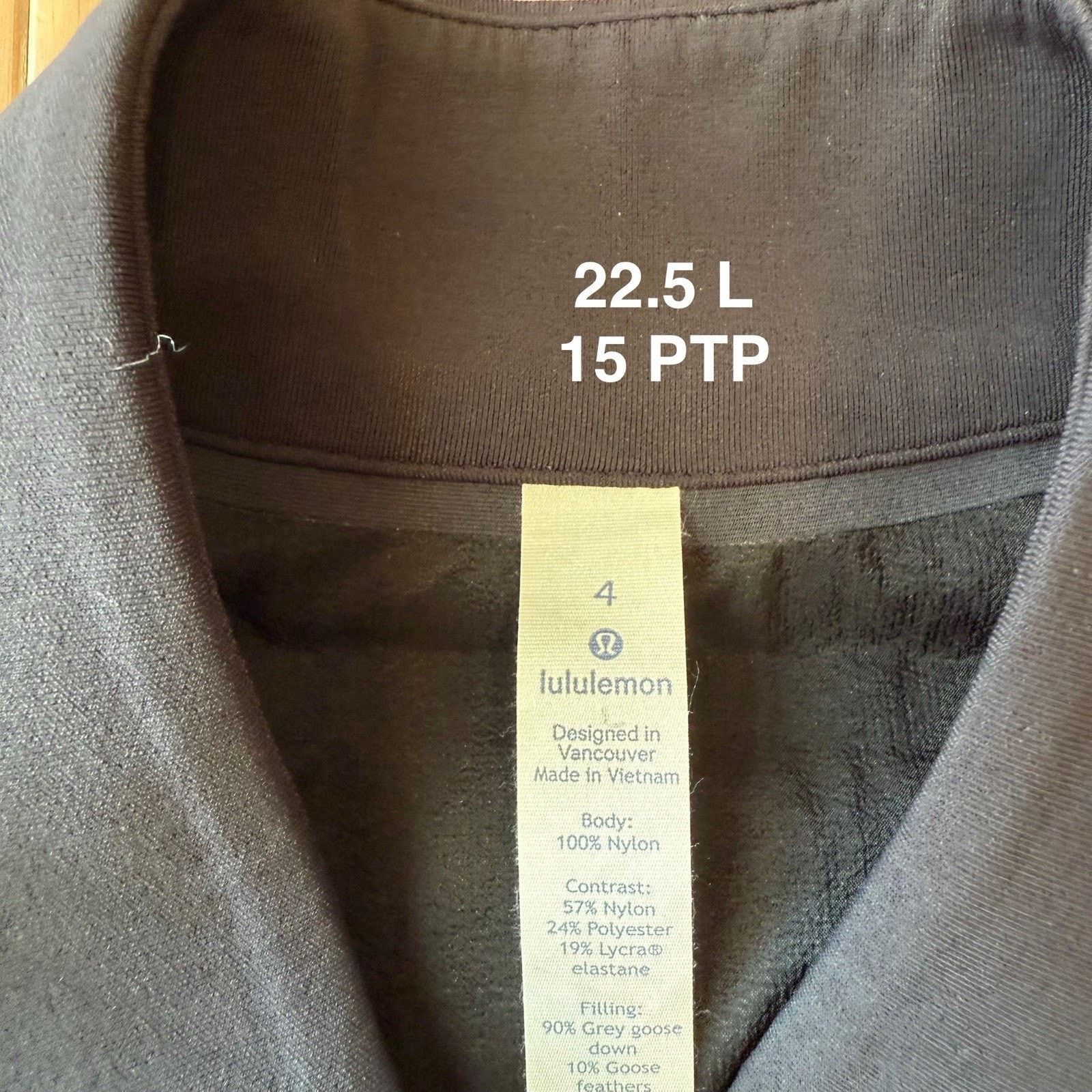 Lululemon Lululemon Down For It All Vest Women's 4 Full Zip Outerwear Size S / US 4 / IT 40 - 5 Thumbnail