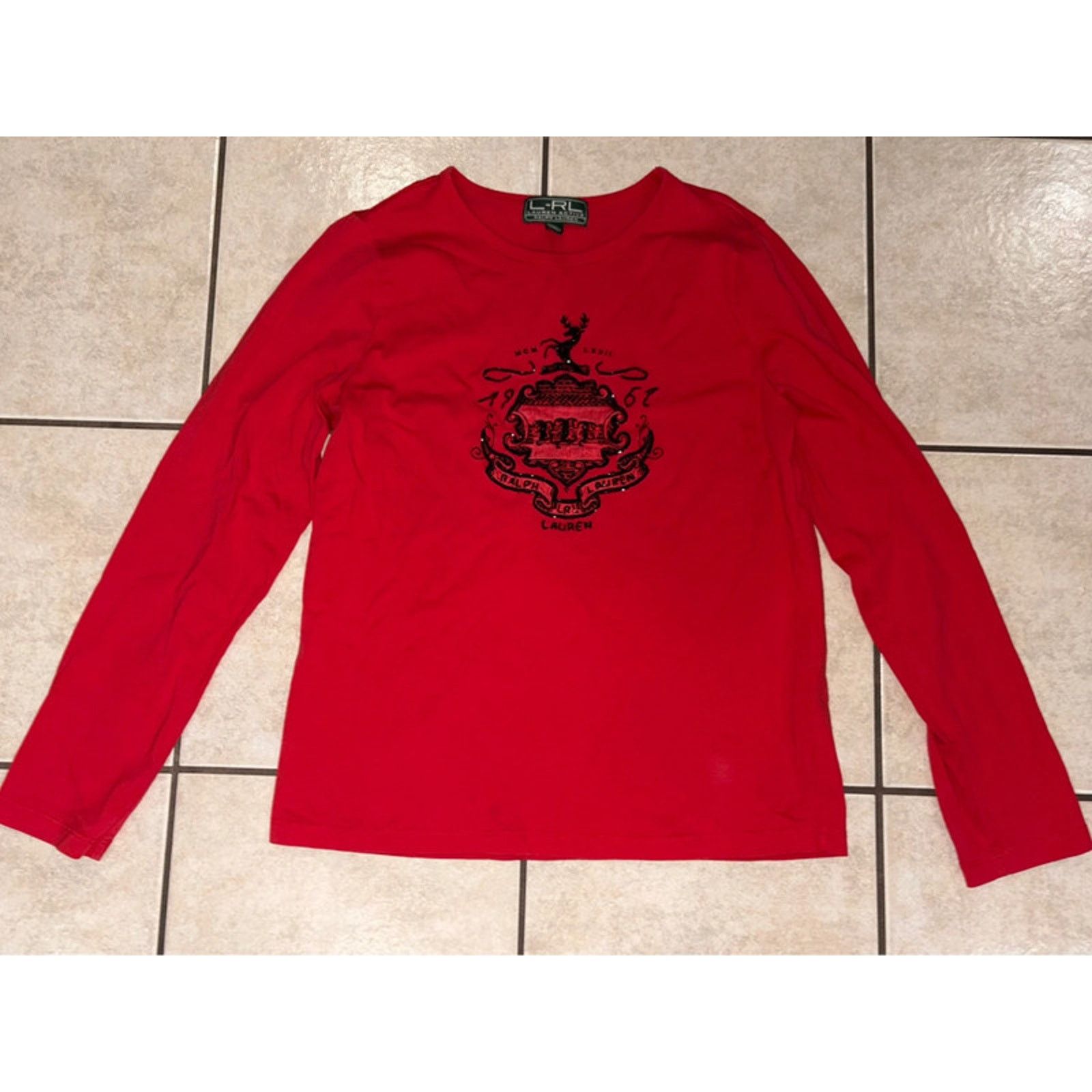 Ralph Lauren Polo Ralph Lauren active women’s longsleeve large Size L / US 10 / IT 46 - 1 Thumbnail