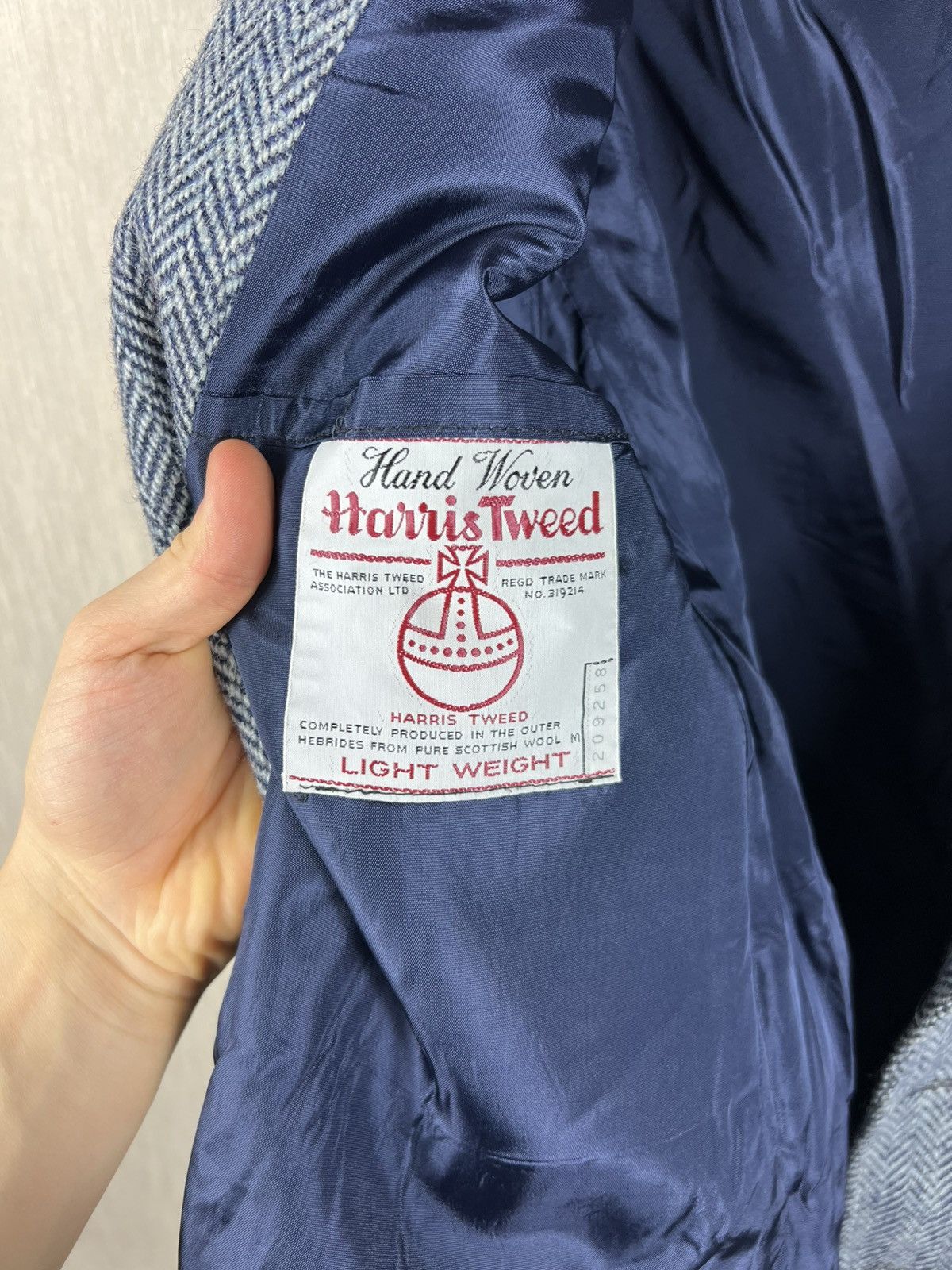 Harris Tweed Vintage 60s Schlasbergs Harris Tweed wool blazer jacket Size US L / EU 52-54 / 3 - 20 Thumbnail